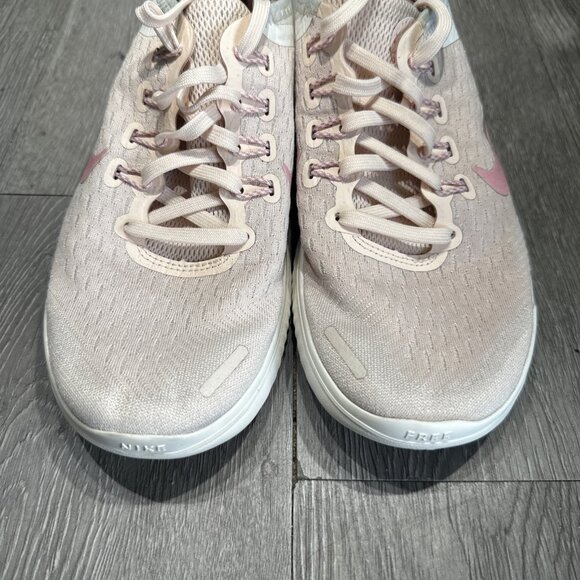 Nike Womens Free RN 2018 942837-802 Pink Running Shoes Sneakers Sz 7 Black Lace - Picture 3 of 9